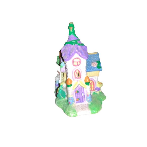 Happy Hollow 2004 Easter Village Ceramic House - Picture 5 of 13